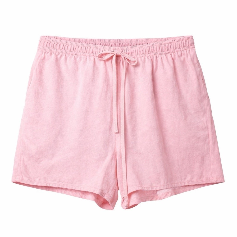 Princess Polly Pink Lounge Shorts Elastic Waist Drawstring Casual Size 12